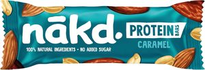 Nakd' Caramel Protein <b>Bar</b> - Vegan - Gluten Free - Healthy <b>Snack</b>, 45g (Pack of 16 <b>bars</b>) - Product Image 3