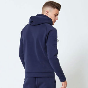 Survêtement grande taille pour hommes de haute qualité nouveauté entièrement personnalisé ensemble de survêtement coupe ajustée avec haut à capuche à manches longues - Product Image 6