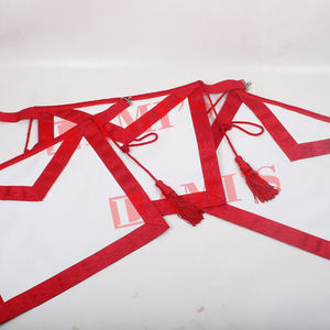 El mejor delantal de Regalia masónico de diseño personalizado de material al por mayor delantal de grado masónico aliado con borla - Product Image 1