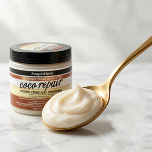 Acondicionador Hidratante Profundo con Coco para Cabello Afro, Repara el Daño y Humecta para el Cuidado del Cabello Rizado Natural - Product Image 6