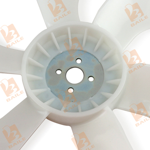 YM129916-44740ใบพัดพัดลมสำหรับเครื่องยนต์ yanmar 4TNV88 4D88E 4TNE88 PC40 Komatsu อะไหล่ใบพัดของพัดลมรถขุด - Product Image 4