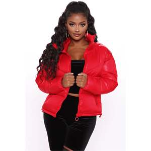 Ropa de moda personalizada de invierno de talla grande para mujer, venta al por mayor, chaqueta acolchada de manga larga con burbujas para mujer - Product Image 5