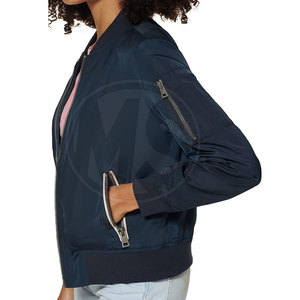 Design Your Own Product Light <b>Weight</b> Women Bomber Jacket <b>Stand</b> Collar Women Bomber Jacket <b>For</b> Online Sale - Product Image 2