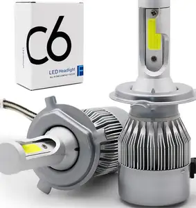 Lâmpada LED para farol automotivo C06, lâmpada LED para farol automotivo, mini lâmpada LED de alto custo-benefício h4/9005/h7/h8/h1