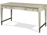 Bureau d'écriture moderne et durable avec tiroirs à roulettes, assemblé pour le mobilier de bureau à domicile