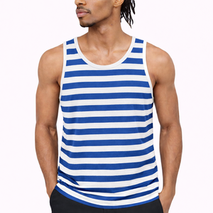 <b>Men</b> Breathable Workout <b>Tank</b> <b>Top</b> | Knitted Polyester Cotton Gym Vest | Summer Bodybuilding Activewear - Product Image 6
