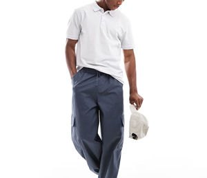 Camisas Polo Personalizadas al por Mayor de Fábrica para Hombre, Camisa Polo Informal de Algodón Lisa de Alta Calidad con Cuello Camisero de Secado Rápido - Product Image 2