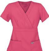 Wholesale High Quality Customize Logo Hospital Uniform V Neck and Two Pocket Style <b>Scrub</b> <b>Top</b> - Product Image 4
