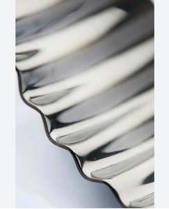 Quenelle Wavy Classic Spoon 20 cm Stainless Steel best quality in wholesale cheap price supplier from Pakistan - Product Image 3