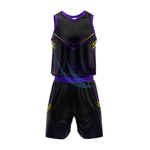 Uniforme de baloncesto unisex personalizado al por mayor camiseta de baloncesto de alta calidad uniforme de camiseta de baloncesto impreso por sublimación - Product Image 2