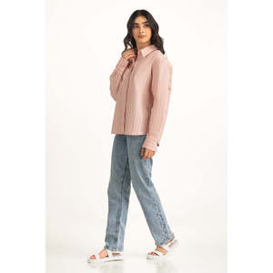 Camisas Casuales de Moda Sencilla para Mujer, Talla XL, Popelina de Algodón Tejido con Cuello Solapa, Diseño Liso para Primavera, Verano y Otoño - Product Image 5
