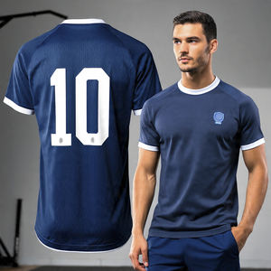 Camiseta de Malla 2026 Nueva Personalizada con el Número del Equipo Camiseta de Entrenamiento de Fútbol Transpirable y Ligera con Cuello en V, Impresión de Nombre OEM, 100% Poliéster - Product Image 6