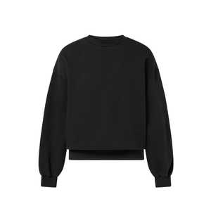 Unisex Hoodie Winter Crew Neck Custom Logo Men's Hoodies French Terry <b>Fleece</b> Anti-Pilling Loose Fit <b>Black</b> Sweatshirts - Product Image 1