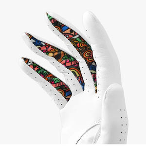 2025 OEM imperméable coloré gant de golf Premium main gauche en gros respirant en cuir personnalisé gants de golf pour hommes en peau de mouton - Product Image 1