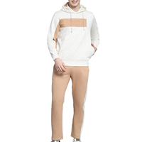 Conjunto Deportivo de Forro Polar para Hombre, Corte Regular, Invierno, Tejido Transpirable y Cómodo, Cintura Elástica, para Entrenamiento y Jogging
