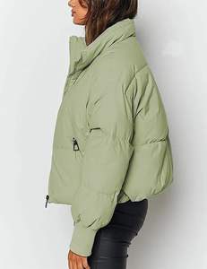 Chaqueta acolchada de mujer de alta calidad, ropa informal de talla grande, chaqueta acolchada transpirable hecha a medida para mujer a la venta - Product Image 3