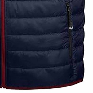 Selling Canvas Stand Collar Front Logo Bubble Mens Winter Puffer Jacket Low Price - Product Image 3