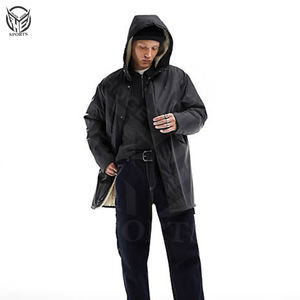 Venta caliente Chaqueta de invierno para hombre Diseño personalizado Impermeable a prueba de viento con bordado Decoración Stand Collar Precio al por mayor - Product Image 3