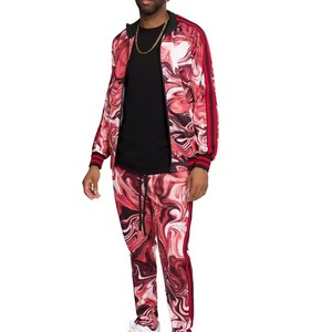 Survêtement pour homme au design moderne, sublimation originale, tendance, haut de gamme, logo personnalisé, coupe ajustée, survêtement pour homme en sublimation - Product Image 1