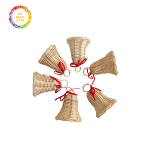 Decoración navideña de ratán artesanal ecológica con atractivos precios de exportación para distribución global - Product Image 5