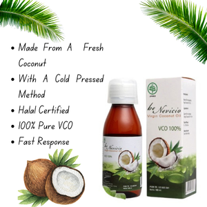 Nucivera Direct Indonesia 100% Aceite de coco virgen fresco (VCO) Botella de plástico envasada prensada en frío Producto agrícola - Product Image 2