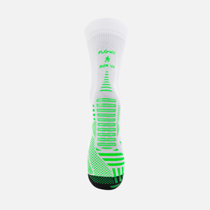 Floky Calza <b>Run</b> Up Medium Fluorescent Green/White L-XL 44-47 Sports <b>Socks</b> - Product Image 2
