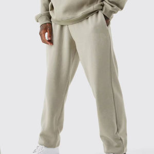 Pantalon de survêtement en éponge respirant taille moyenne pour hommes Pantalon de jogging décontracté Streetwear et musculation Pantalon de jogging pour hommes délavé - Product Image 2