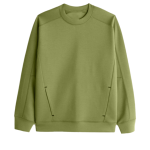 เสื้อสเวตเชิ้ตผู้ชาย M&F คุณภาพดีที่สุด สไตล์สตรีทแวร์ สีพื้น ผ้าฝ้ายฟลีซ 100% แขนยาว อุ่นสบายสำหรับฤดูหนาว ทรงปกติ - Product Image 2