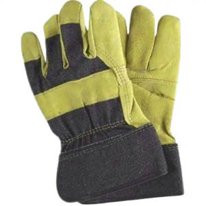 ถุงมือหนังวัวเสริมแรง ป้องกันไฟฟ้าสถิต ป้องกันการสั่นสะเทือน หนา 11 ออนซ์ ระบายอากาศได้ดี ปราศจากแป้ง ทนทาน นุ่มสบาย - Product Image 5