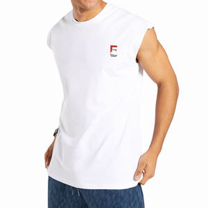 Chaleco deportivo sin mangas de alta calidad para hombre, chaleco deportivo de secado rápido, antibolitas, logotipo personalizado, Jersey deportivo tejido, entrenamiento, calle informal - Product Image 1