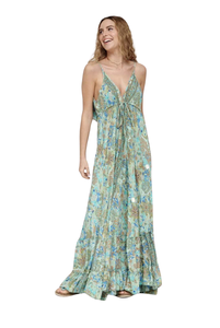 Collection d'automne Sexy robe longue en soie avec volants glands Paisley Style occidental Y2K nouvelle fête d'été porter taille libre lavable - Product Image 6