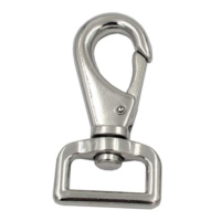 Fermoir mousqueton à gâchette pivotante en métal robuste personnalisé pour sac sangle ceinture porte-clés collier de chien accessoires boucle
