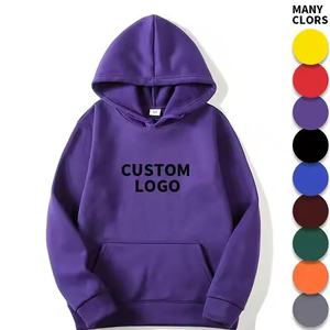 Sweat à capuche européen et américain pour hommes et femmes Automne et hiver Nouveau pull à capuche en velours - Product Image 1