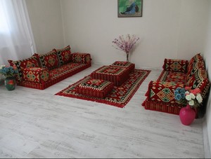 ที่นั่งแบบอาหรับบนพื้น โซฟาแบบอาหรับบนพื้น ที่นั่งแบบอาหรับบนพื้น |     16 ชิ้น, 28 ท่าเต้นพร้อมฟองน้ำ - Product Image 2