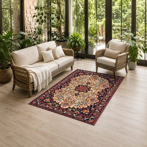 RUGS DEPOT LXDP-0535 Wholesale Red Burgundy Marble Effect Digital Printed Machine Washable Chenille Area Rug Non <b>Slip</b> - Product Image 6