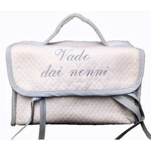 Sac de rangement fonctionnel pour les essentiels de bébé - Bleu clair pour les grands-parents - Product Image 1