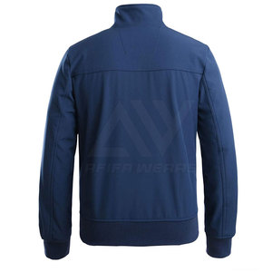 Veste d'hiver softshell pour homme de haute qualité OEM avec motif lettres, respirante et imperméable, col montant, personnalisable - Product Image 3