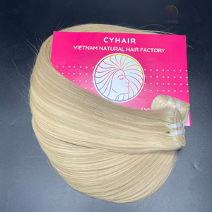 Vente en gros Extensions de cheveux à cuticule alignée, blond cendré, raides, non transformées 100% Cheveux bruts du Vietnam Mode chaude Vague naturelle - Product Image 4