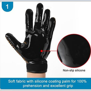 Gants de football unisexes Gants d'hiver en tissu pour écran tactile Gants de sport pour le football avec logo personnalisé - Product Image 4