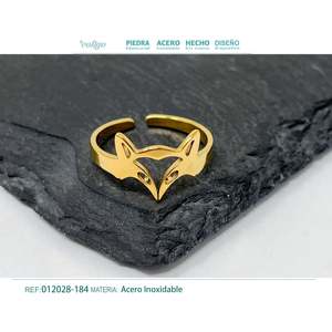 Dorado Acero alla moda elegante Design in metallo color oro per uomo e donna