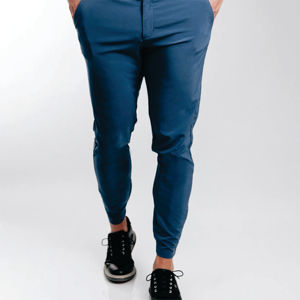 Pantalones de chándal de poliéster de alta calidad, logotipo personalizado, estiramiento de 4 vías, secado rápido, ajustados, Jogger, pantalones de Golf, Pantalones rectos - Product Image 1