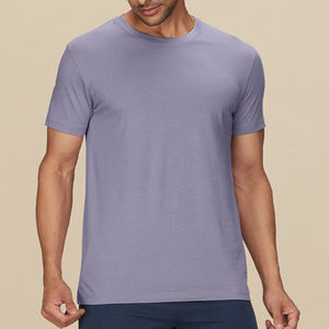 T-shirts personnalisés pour hommes 100% coton T-shirts unisexes de haute qualité avec logo personnalisé imprimé Coupe ajustée Tailles personnalisées pour t-shirts pour hommes - Product Image 2