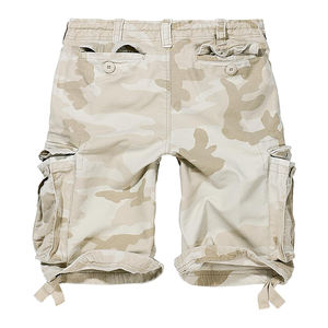 Jogger Gym Cargo Shorts Plus La Taille D'été Confortable Respirant Solide Motif Hommes Coton Cargo Shorts Avec Déchets Élastiques - Product Image 2