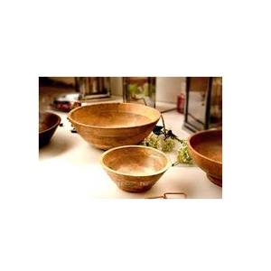 Bol en bois brun rougeâtre de haute qualité avec ensemble de cuillères pour accessoire de table de dîner de fête - Product Image 5