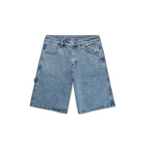<b>Men</b> Casual High Street Custom Non-Stretch <b>Baggy</b> <b>Shorts</b> Oversized Denim Pockets Woven Cotton Fabric Solid Pattern Jumbo Knitted - Product Image 2