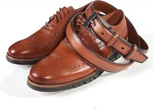 Ceintures habillées et décontractées en cuir véritable de haute qualité pour hommes, nouvelle collection 2026, avec boucle automatique élégante en alliage, logo personnalisé, couleur OEM, vente en gros - Product Image 2