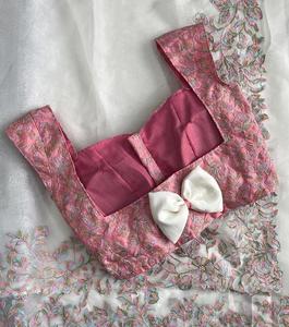 เสื้อสเวตเตอร์ผ้าโปร่งบางสีขาวแบบดั้งเดิมของผู้หญิงเสื้อเบลาส์สำหรับปาร์ตี้แฟนซีดีไซน์แบบดั้งเดิมล่าสุด - Product Image 3