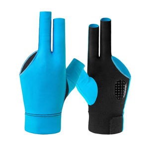 Gants de sport de billard de couleur jaune personnalisés antidérapants Gants de billard à 3 doigts pour la main gauche ou droite - Product Image 5