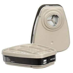 Cartucho de Protección Respiratoria para Vapores Orgánicos Aprobado por NIOSH 6001, para Exposiciones Químicas en Entornos Peligrosos, Hecho en EE. UU. - Product Image 3