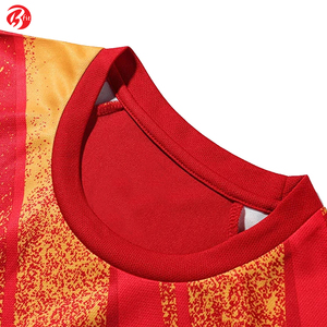 Maillot de football pour entraînement d'équipe, vêtements de football, uniformes imprimés, manches courtes - Product Image 5